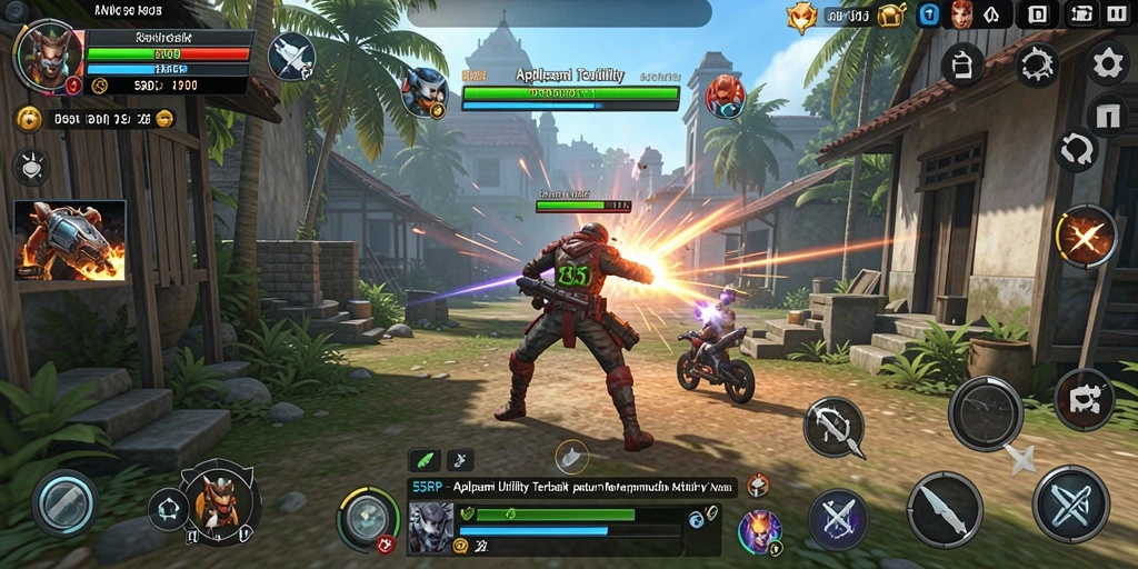 Screenshot utama 55RP menampilkan antarmuka aplikasi Utility yang intuitif.