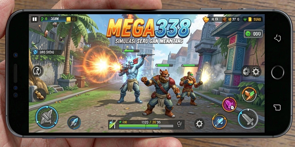 Tampilan gameplay MEGA338 yang menarik dan interaktif.