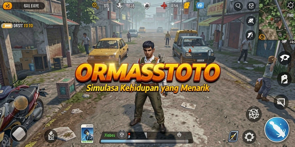 Tampilan gameplay menarik dari ORMASSTOTO dengan fitur simulasi yang mendalam.