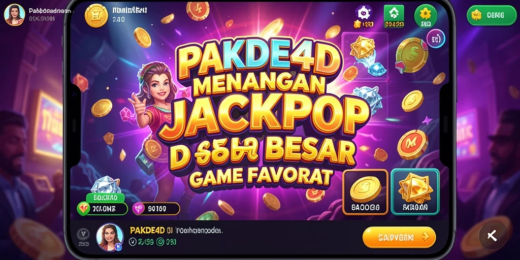 Tampilan menarik dari gameplay Slot PAKDE4D yang seru.