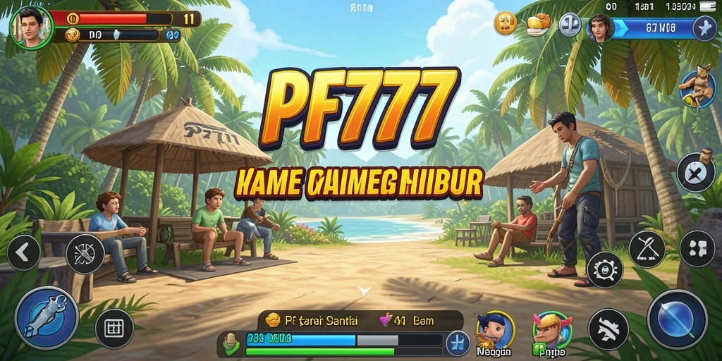 Tampilan gameplay PF777 yang ceria dan menarik.