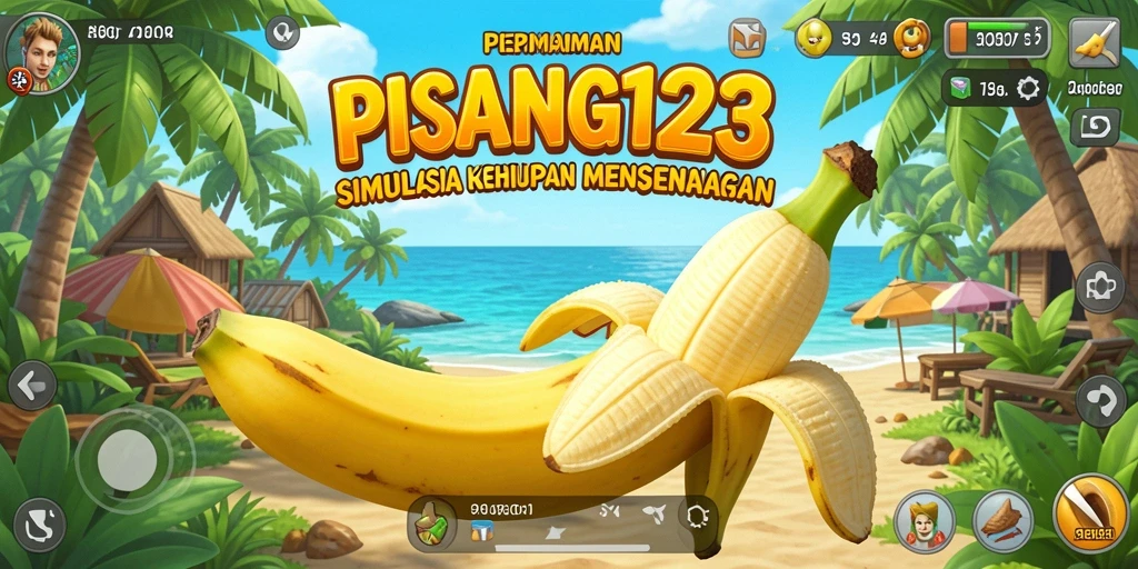 Tangkapan layar PISANG123 menampilkan momen seru dari gameplay simulasi kehidupan.