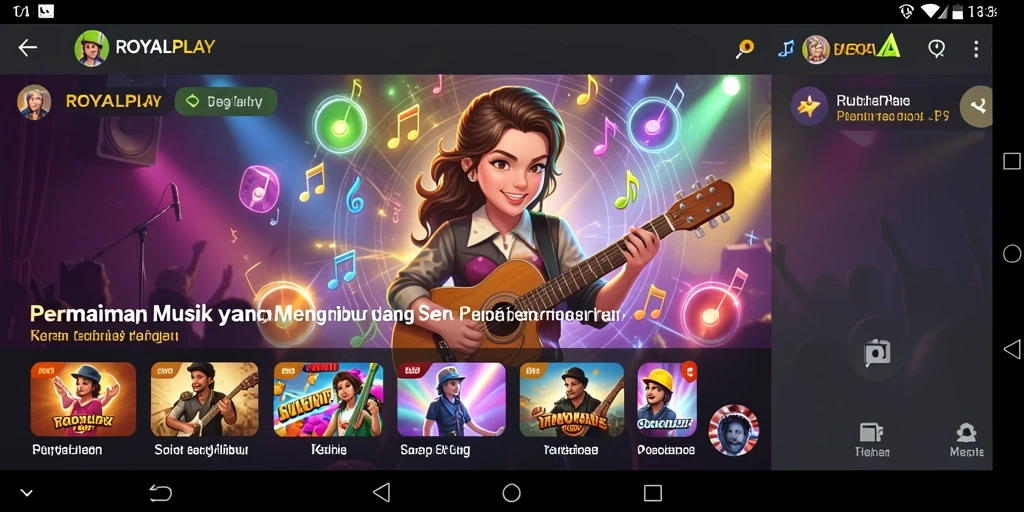 Tampilan gameplay yang mengasyikkan di ROYALPLAY.