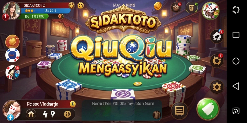 Tampilan gameplay QiuQiu yang menarik di SIDAKTOTO.