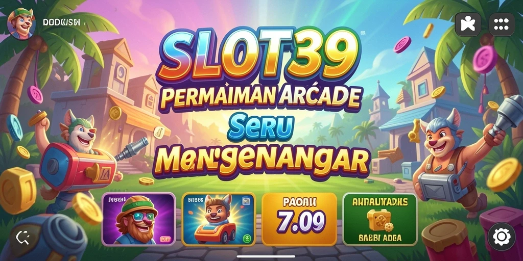 Screenshot SLOT39 menampilkan gameplay seru dan menyenangkan dari permainan arcade.