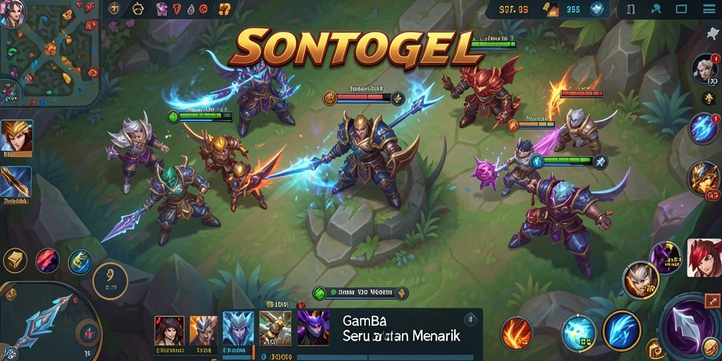 Tampilan gameplay menarik dan penuh aksi dalam SONTOGEL.