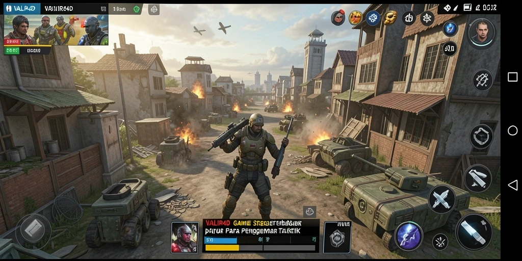 Screenshot gameplay VALIR4D dengan aksi strategi mendebarkan.