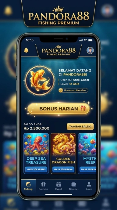 Pengguna menikmati berbagai aplikasi menarik di pandora88.